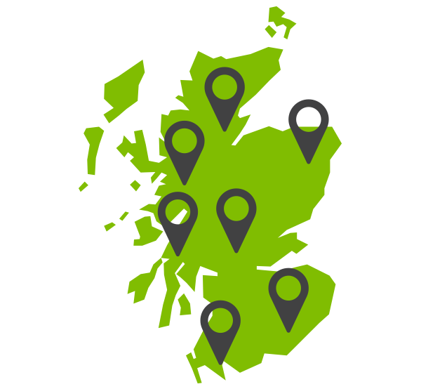 Map of Scotland 